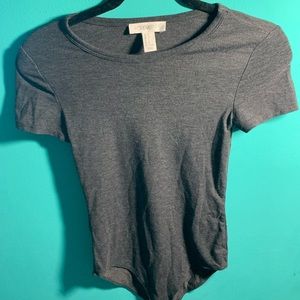 Grey T-Shirt Bodysuit